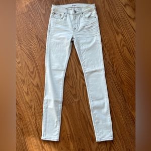 HUDSON Nico Midrise Ankle Super Skinny Light Blue Skinny Jeans (24) NWOT